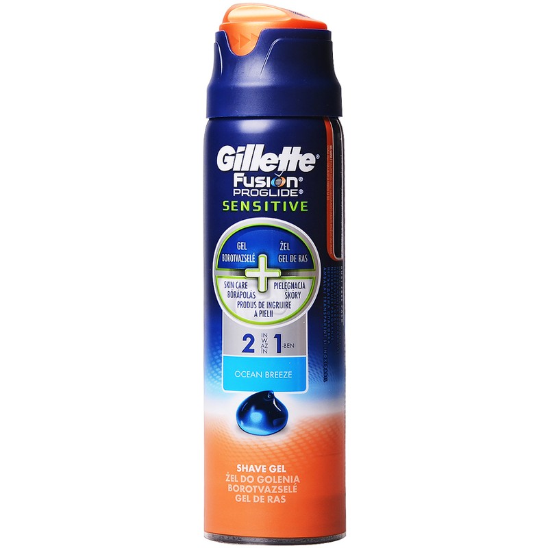 Shave Gel Gillette Fusion Proglide 2in1 Ocean Breeze 170 ml for 10.99