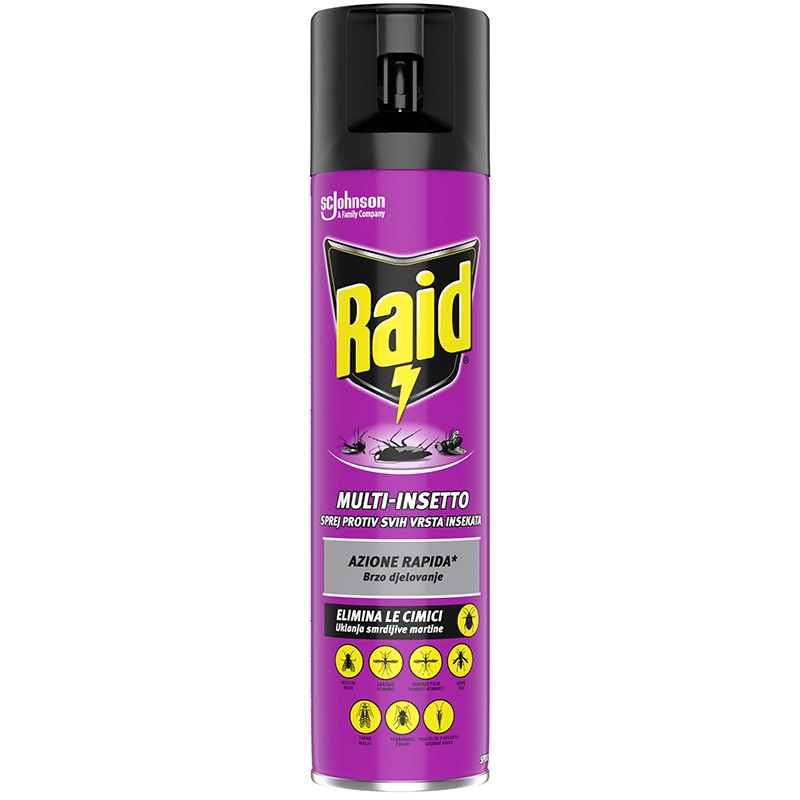 Raid Spray Universal for 7.99 lv. with delivery to your home eBag.bg