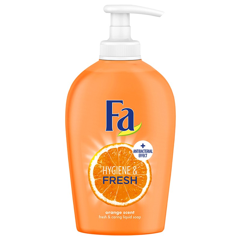 Liquid Soap Fa Antibacterial Orange Hygiene and Freshness for 4.39 lv
