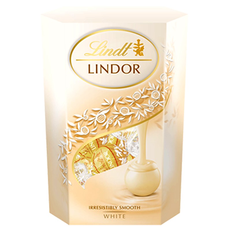 Chocolates Lindt Lindor White Chocolate 200 g for 10.69 lv. with delivery to your home eBag.bg