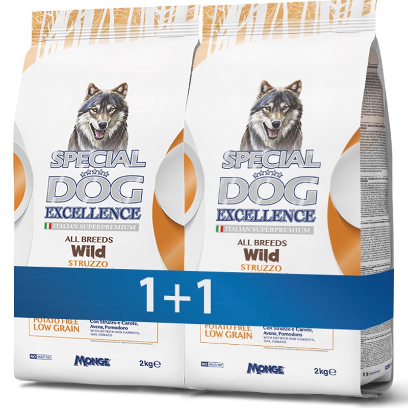 Dog Food Special Dog Excellence with Ostrich Meat for 29.99 lv. with