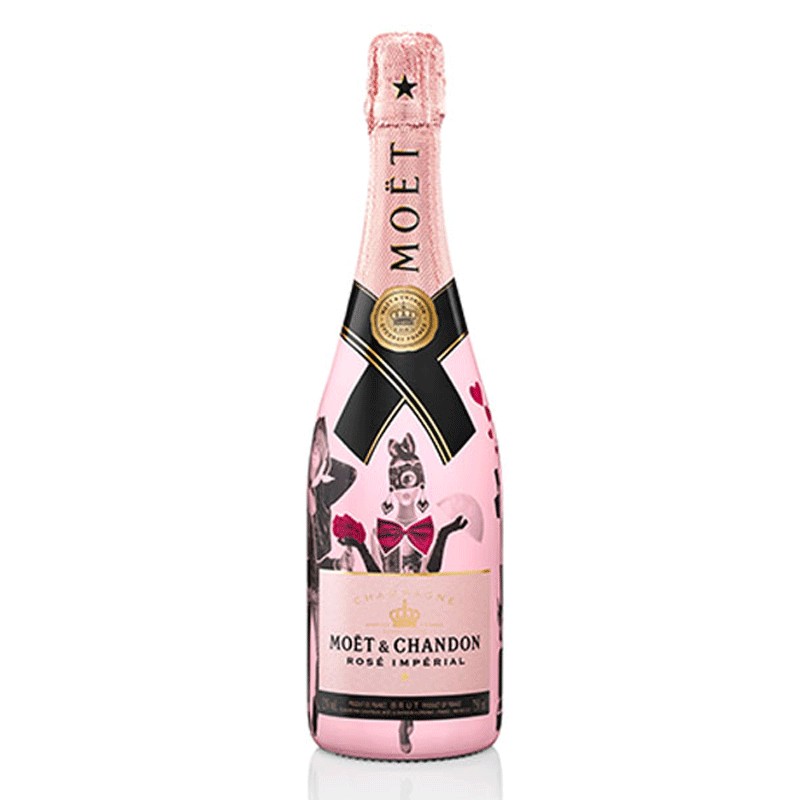 Sparkling Wine MOET Rose Imperial Pink Bottle for 92.90 lv. with