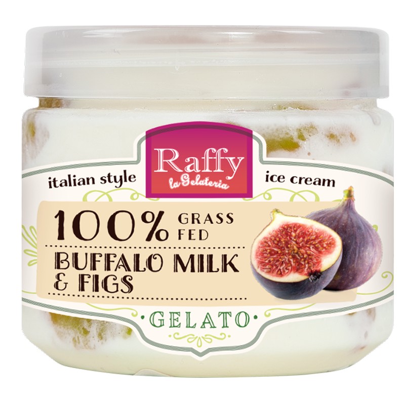 Buffalo Milk Ice Cream Raffy with Fig Fig Jam for 8.39 lv. with