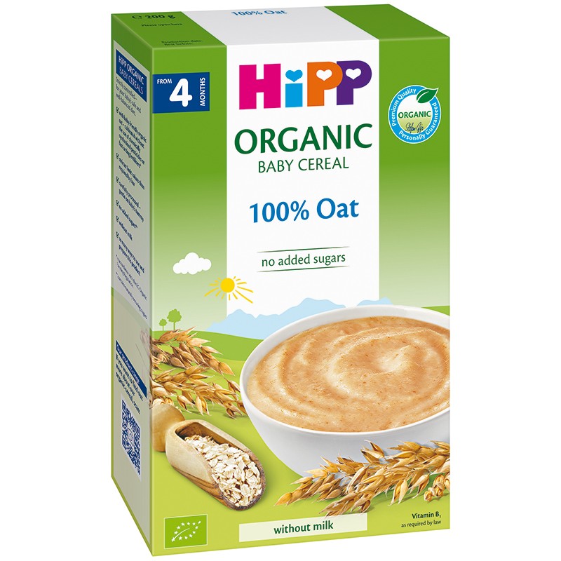 Organic Mash Hipp Baby Cereal 100 Oat eBag.bg