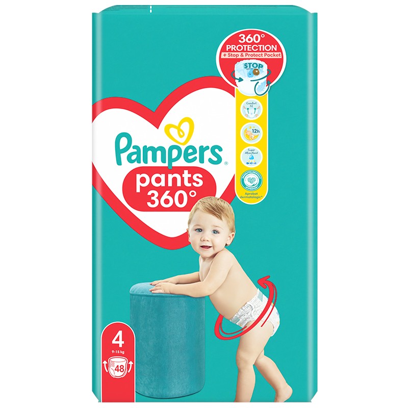 Pampers Pc Pants Ssp S4 1 2*44