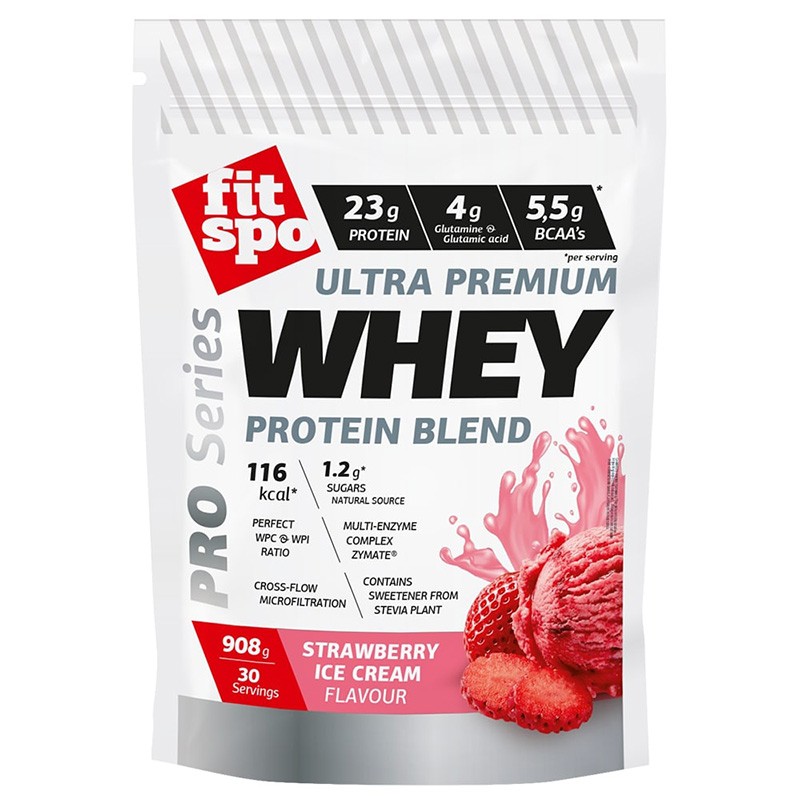 Protein Blend FitSpo Whey Strawberry Ice Cream for 55.99 lv. eBag.bg
