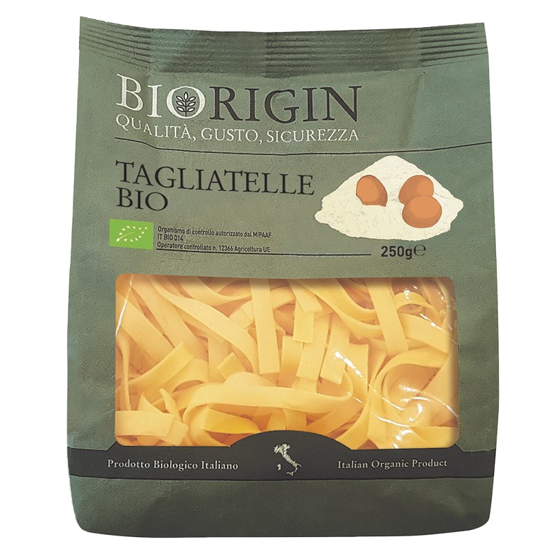 Organic Fresh Pasta Tagliatelle Biorigin eBag.bg