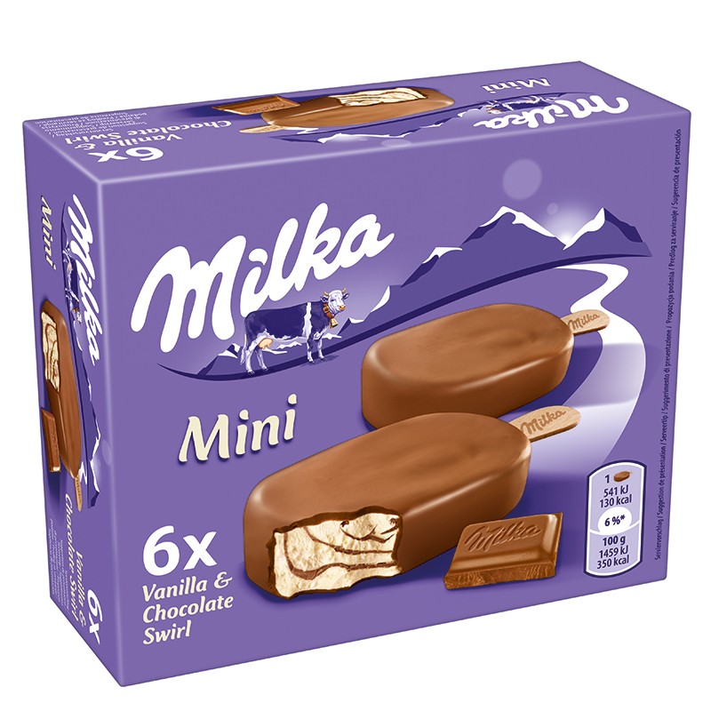 Ice Cream Milka Vanilla and Choco Mini Stick eBag.bg
