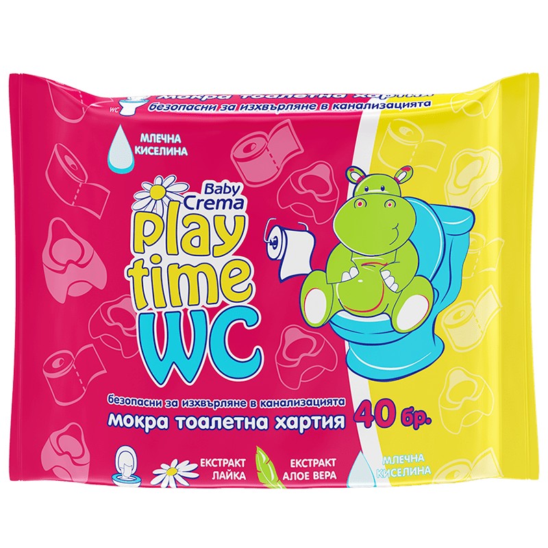 Wet Toilet Paper Baby Crema Pink online grocery eBag.bg