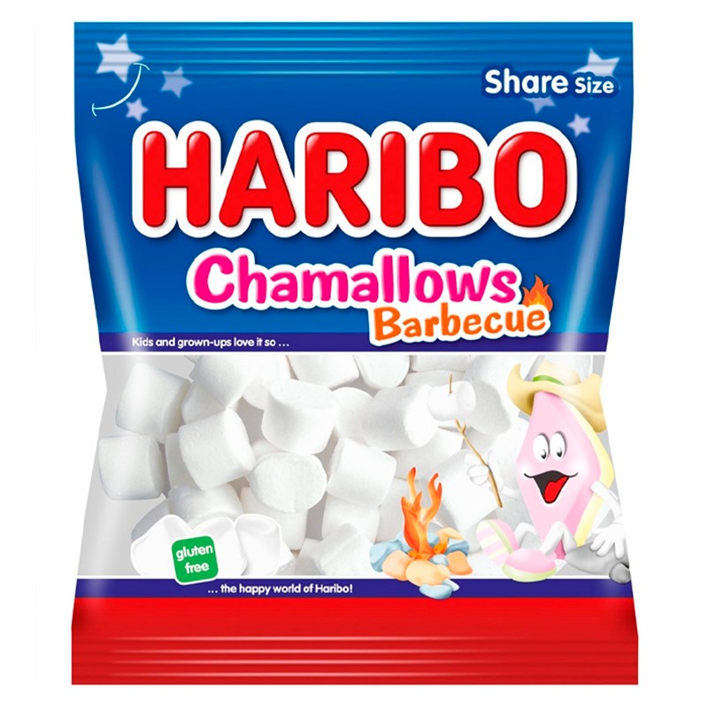 Gummies Marshmallows Haribo Chamallows BBQ Gluten free eBag.bg