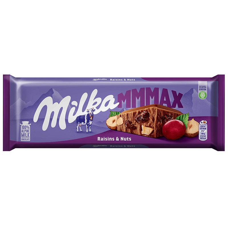 Chocolate Milka Hazelnuts and Raisins eBag.bg