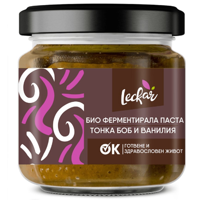 Organic Cooking Paste Leckar Tonka Beans and VanillaТонка Боб и Ванилия