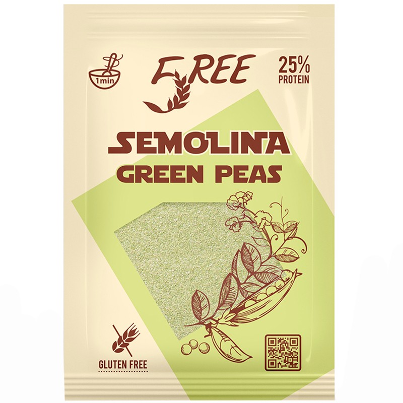 Protein Semolina 5ree from Green Peas Gluten Free eBag.bg
