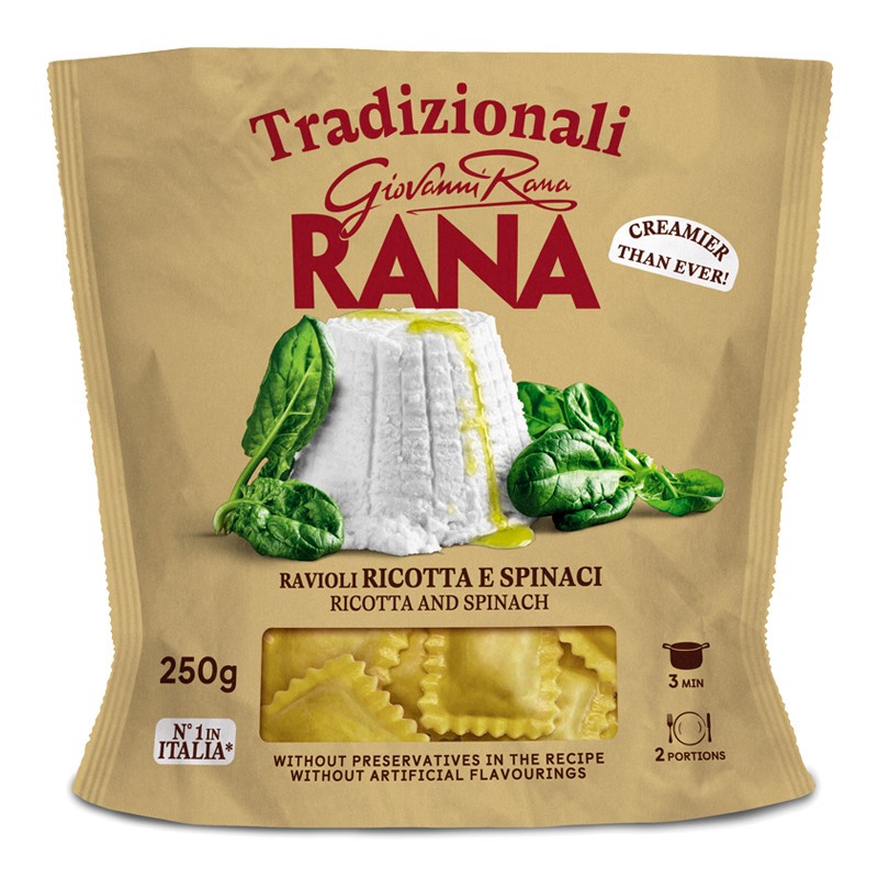 Fresh Pasta Rana Ravioli with Ricotta and Spinach - eBag.bg