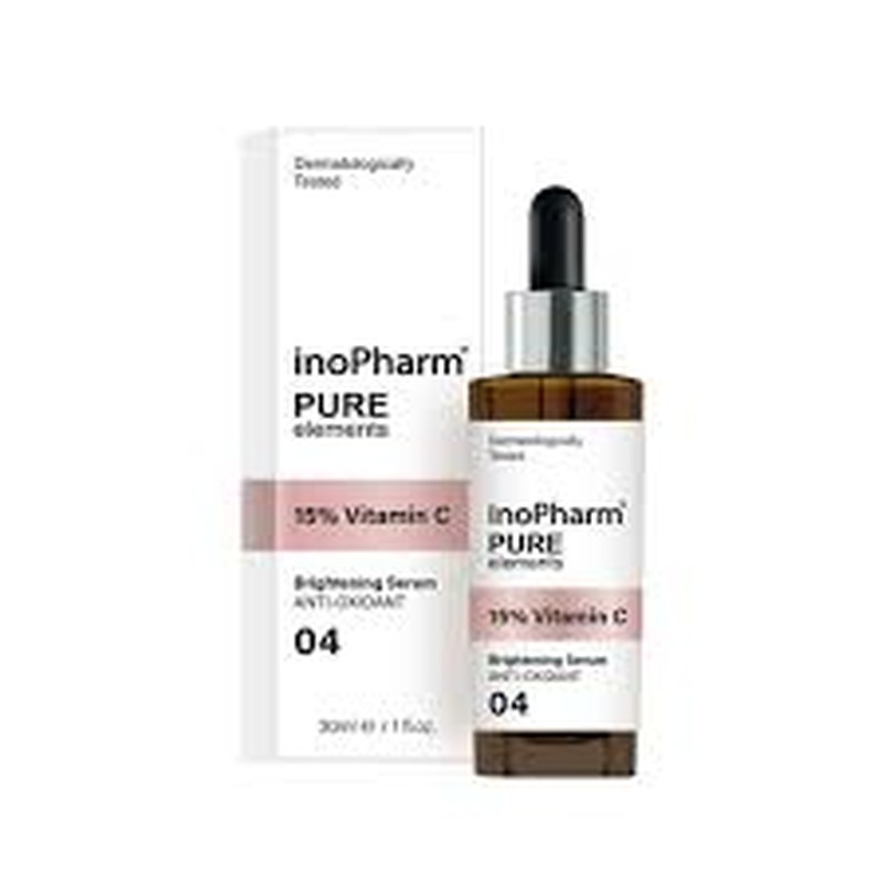 Inopharm Pure Elements Серум За Лице С 15% Витамин C 30мл - Benu - eBag.bg