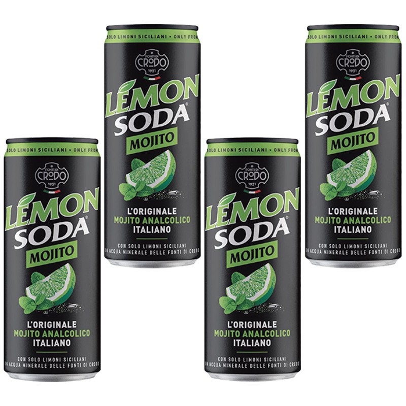 Carbonated Drink Crodo Lemon Soda Mojito Can - eBag.bg