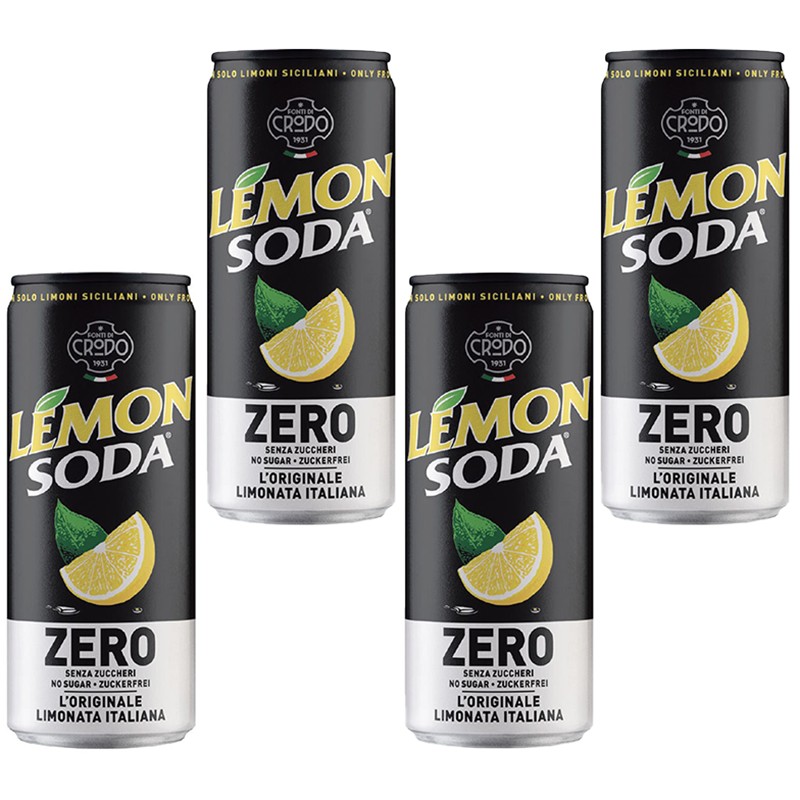 Carbonated Drink Crodo Lemon Soda No Added Sugar - eBag.bg