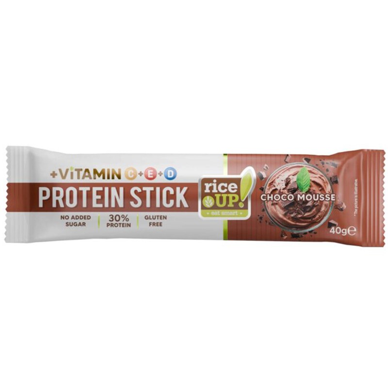 Protein Stick Rice Up! with Vitamins and Chocolate Mousse Gluten Free ...