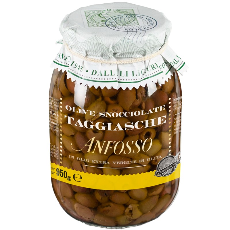 Ligurian Tajasca Olives Anfosso Pitted in Extra Virgin Olive Oil - eBag.bg