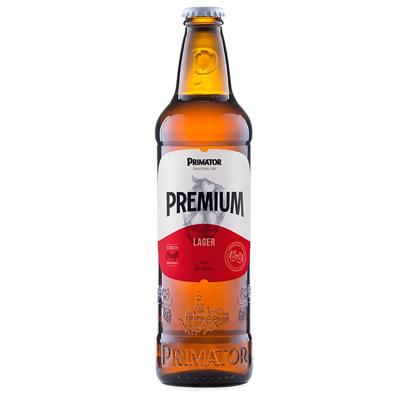 Beer Primator Premium Lager 5% Bottle - eBag.bg