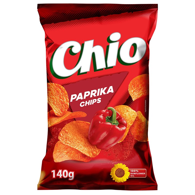 Chips Chio Paprika for 2.19 lv. delivered to your home eBag.bg