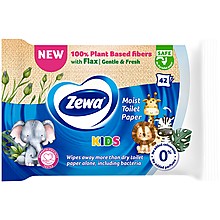 Влажна Тоалетна Хартия Zewa Kids с цена от 4,39 лв.