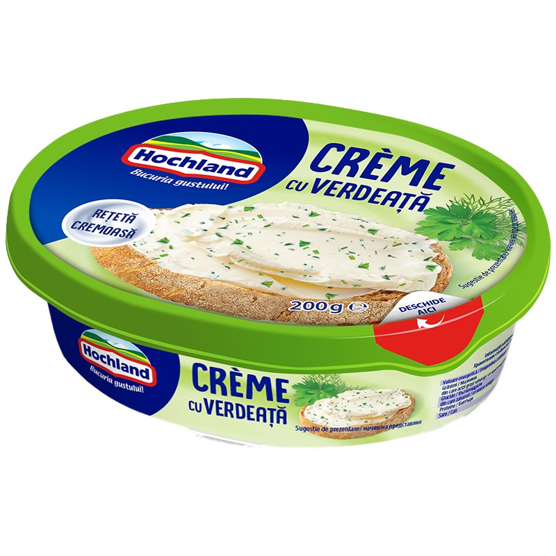 Крема Сирене Hochland Със Зелени Подправки