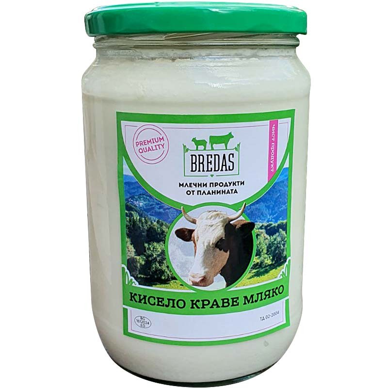 Кисело Мляко Краве от Ферма Бредас