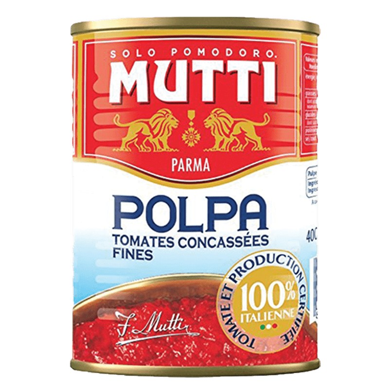 Домати Mutti Ситно Нарязани Консерва