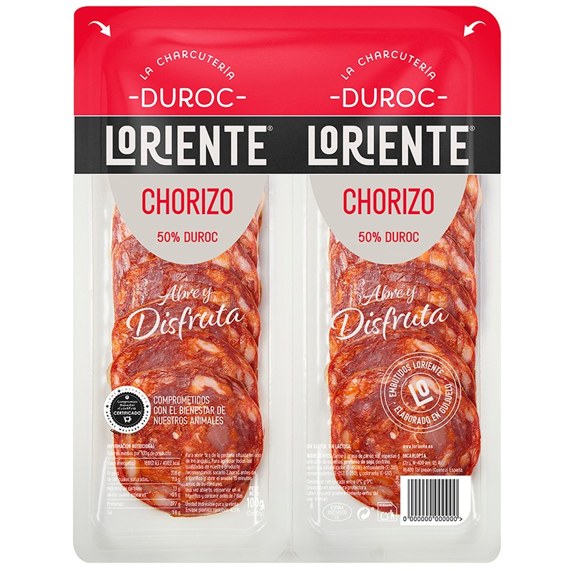 Чоризо Loriente Резерва Слайс