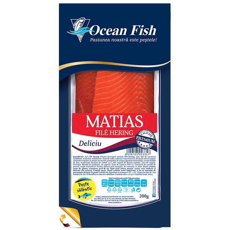 Филе Ocean Fish Matias от Херинга Деликатесно