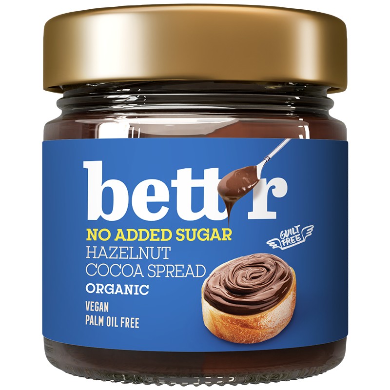 Био Крем за Мазане Bettr от Лешници и Какао Веган с цена 7.99 лв. - eBag.bg