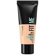 Матиращ Фон дьо Тен Maybelline Fit Me 106 Peach Beige за Нормална до Мазна Кожа