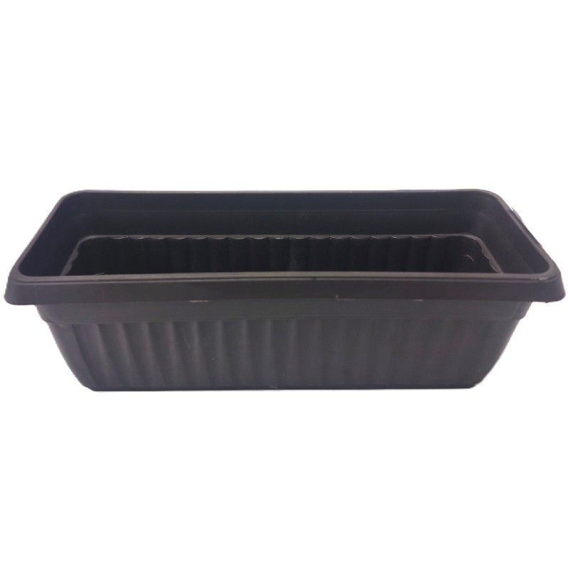 Сандъче Ребра 30см Цвят Тъмно Кафяв без Подложка