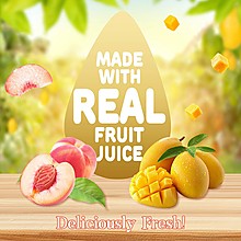 Желирани Бонбони Amos 4D Lucky Fish Манго и Праскова - 4