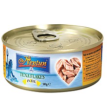 Риба Тон Нептун Парченца в Растително Масло