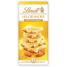 Шоколад Lindt Les Grandes Бадем Бял