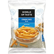 Картофи World of Taste Прави Замразени