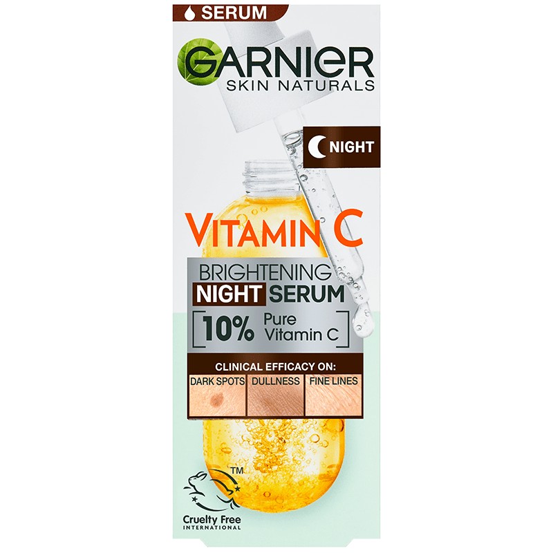 Серум за Лице Garnier Vitamin C Brightening Нощен с цена 24.99 лв ...