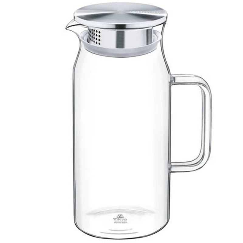 Кана Wilmax Thermo Glass от Термо Стъкло с Метален Капак 1 л с цена 37.