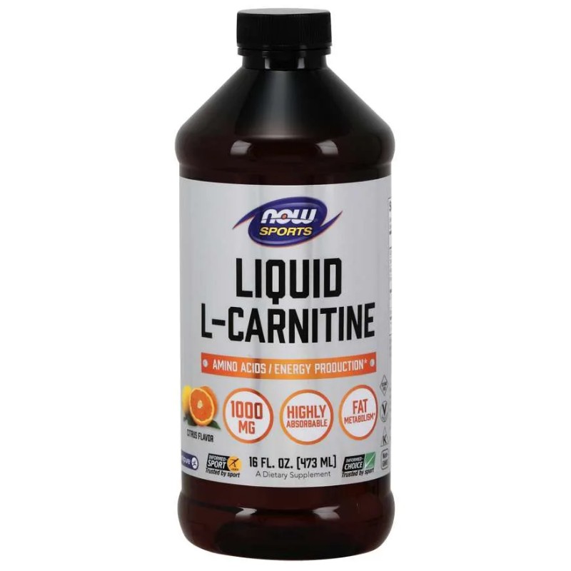 L-Carnitine Liquid, Citrus - 20 x 25 ml. main image 0