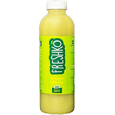 Студено Пресован Сок Freshko Зелена Ябълка 100%