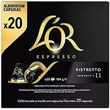 Кафе Капсули Алуминиеви L'OR Ristretto Nespresso Съвместими