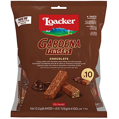 Мини Вафли Loacker Gardena Fingers Шоколад