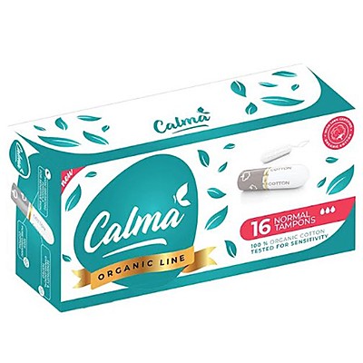 Био Дамски Тампони Calma Cotton Line Хипоалергенни Нормал