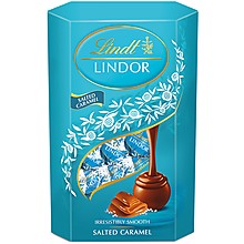 Шоколадови Бонбони Lindt Lindor Солен Карамел 16 бр