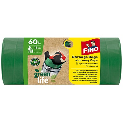 Торби за Смет Fino Green Изи Пак 60 л