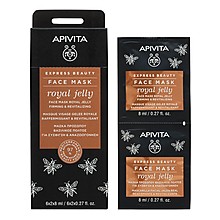 Apivita Express Beauty Стягаща И Ревитализираща Маска За Лице С Пчелно Млечице 8ml X 12 Броя