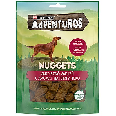 Лакомство за Куче Adventuros Nuggets Вкус Глиганско