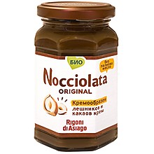 Био Какаов Крем Rigoni di Asiago Nocciolata с Лешници 18.5%